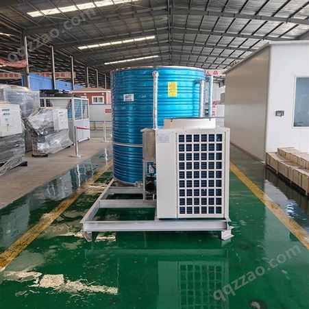 厂家地暖空气源热泵热水机制热商用工地一体机设备