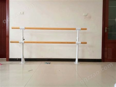 舞蹈学校安装双层移动式舞蹈把杆 单层地埋固定把杆尺寸