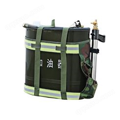 识坚森林消防加油器双肩背带连接加油筒上山救援铁制加油器