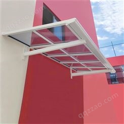 东莞雨棚生产 耀铧 专业定制铝合金雨棚 户外pc耐力板窗棚