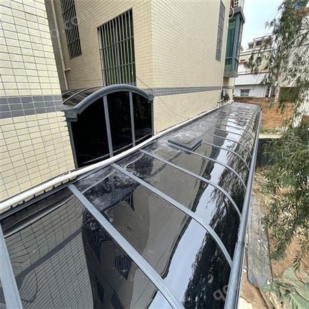 深圳露台棚 耀铧 铝合金雨棚 户外窗台阳台遮阳防雨篷