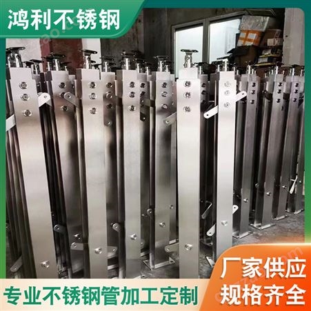 304不锈钢玻璃立柱 楼梯走廊防护栏杆 规格齐全 焊接打磨非标定制