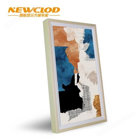 钮鹿客（NEWCLOD）木质相框 广告机 壁挂 画屏 数字标牌 播放器 海报机