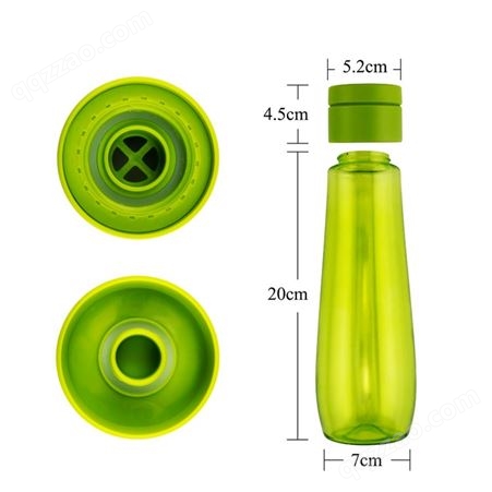 tritan材质 塑料水瓶 可以提醒喝水的水 杯 提醒水杯诚信经营